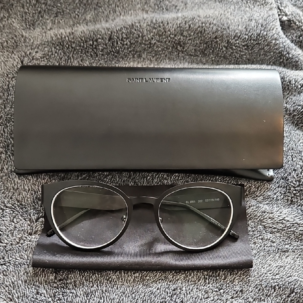 Saint Laurent Black Eyeglasses